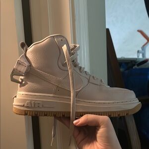 Nike Beige High-Top Women's Sneakers